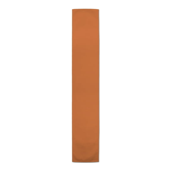 Creative Products Solid Color Orange 16x90 Poly Twill Table Runner