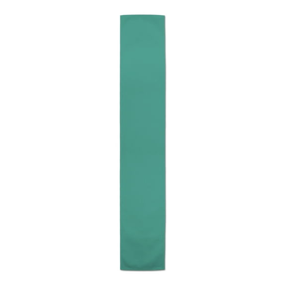 Creative Products Solid Color Teal 16x72 Poly Twill Table Runner
