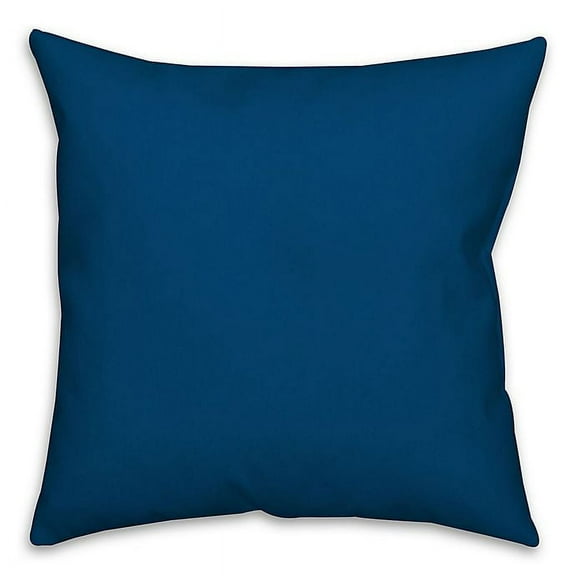 Creative Products Solid Navy Blue 16x16 Throw Pillow