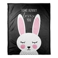 thumbnail image 1 of Creative Products Some Bunny Loves You 50x60 Coral Fleece Blanket, 1 of 2
