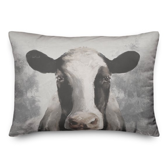 Creative Products Sophisticated Cow 20 x 14 Spun Poly Pillow