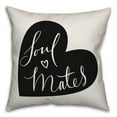 thumbnail image 1 of Creative Products Soul Mates 16x16 Spun Poly Pillow, 1 of 2