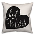 thumbnail image 1 of Creative Products Soul Mates 18x18 Spun Poly Pillow, 1 of 2