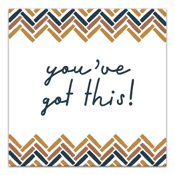Creative Products Southwest Herringbone You've Got This 16x16 Canvas Wall Art