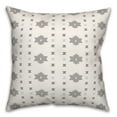 thumbnail image 1 of Creative Products Southwest Shapes Gray 20 x 20 Indoor / Outdoor Pillow, 1 of 3
