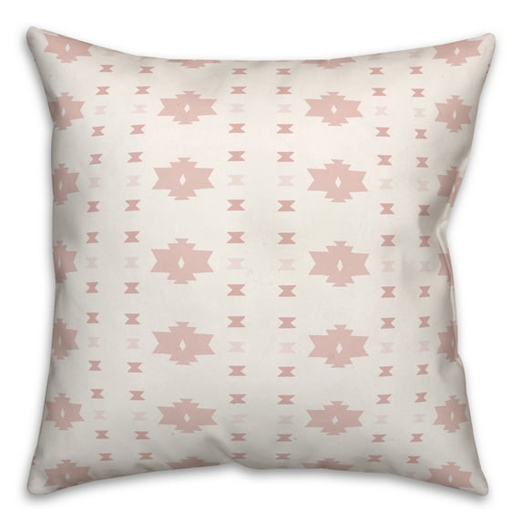 Creative Products Southwest Shapes Pink 20 x 20 Indoor / Outdoor Pillow