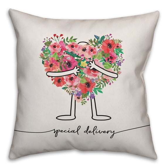 Creative Products Special Delivery 18x18 Spun Poly Pillow