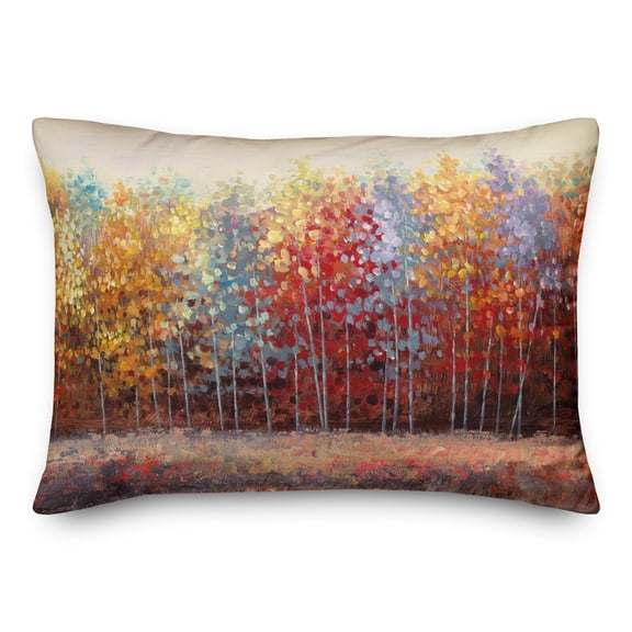 Creative Products Spicy Painted Autumn Landscape 14x20 Spun Poly Pillow