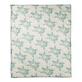 thumbnail image 1 of Creative Products Splatter Sea Turtle 50x60 Coral Fleece Blanket, 1 of 3