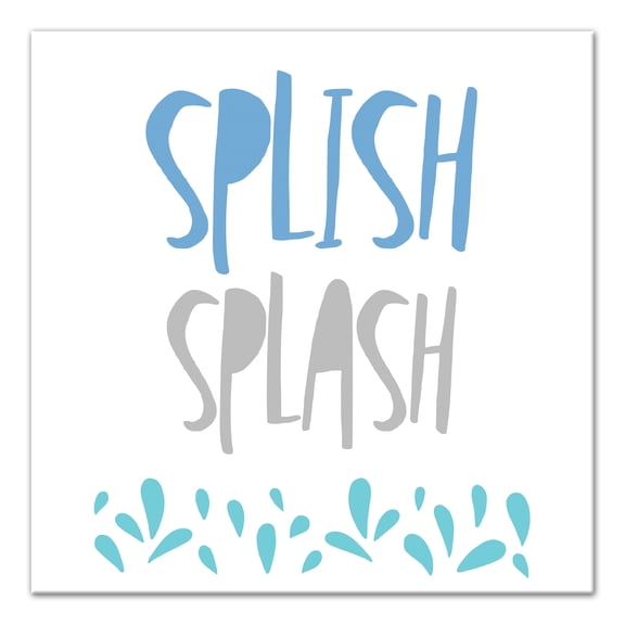 Creative Products Splish Splash 12x12 Canvas Wall Art