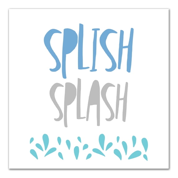 Creative Products Splish Splash 16x16 Canvas Wall Art