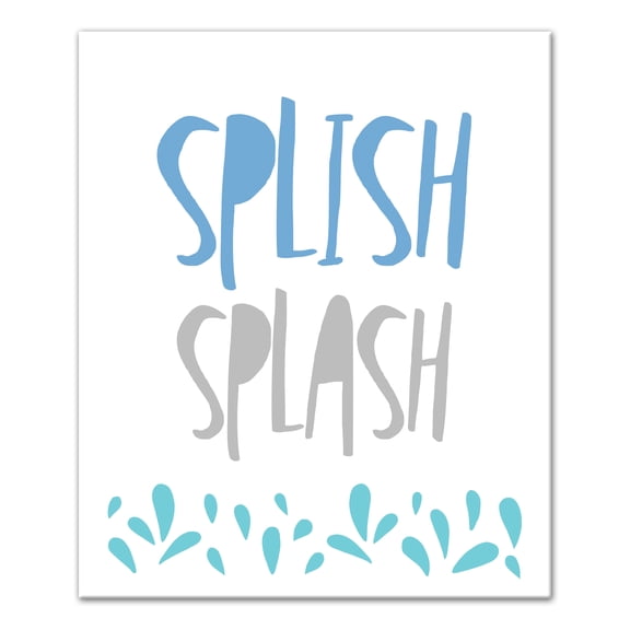 Creative Products Splish Splash 20x24 Canvas Wall Art