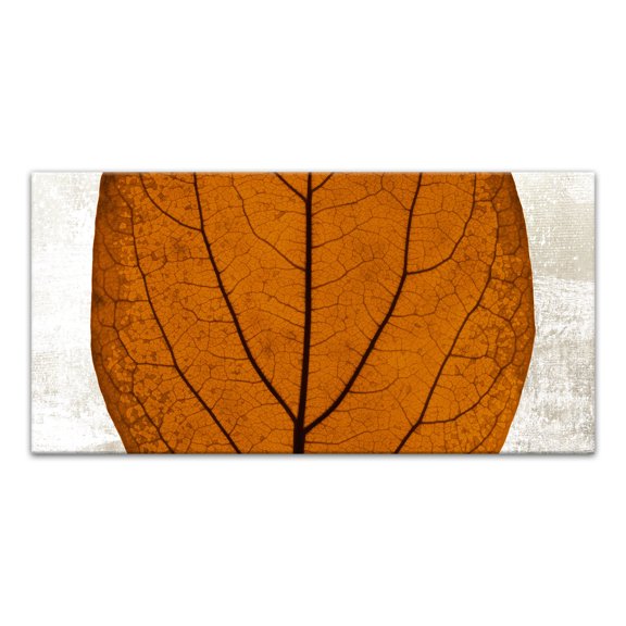 Creative Products Split Fall Leaf Middle 10x20 Canvas Wall Art