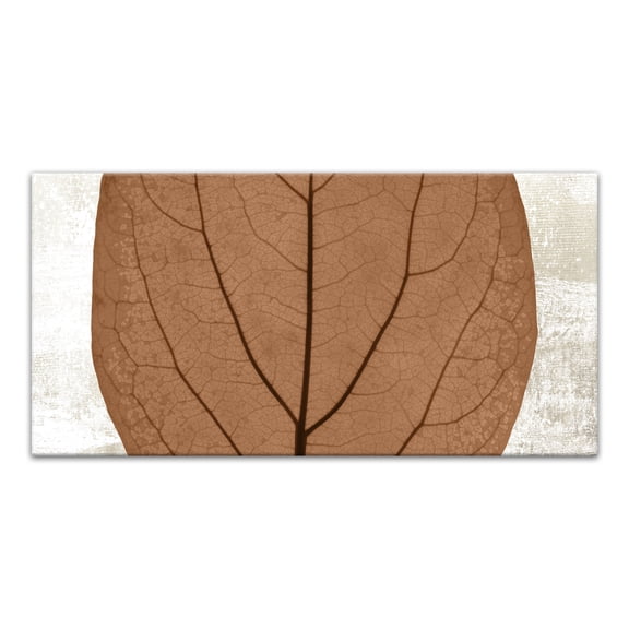 Creative Products Split Fall Leaf Middle Distressed 10x20 Canvas Wall Art