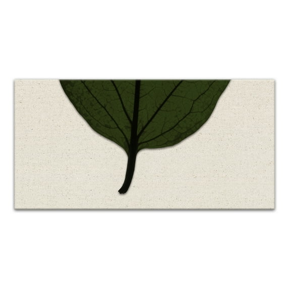 Creative Products Split Fall Leaf On Linen Bottom 2 10x20 Canvas Wall Art
