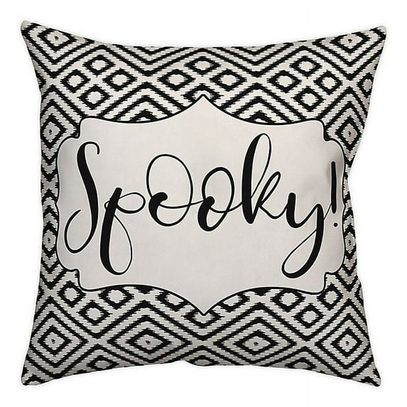 Creative Products Spooky Aztec 18x18 Spun Poly Pillow