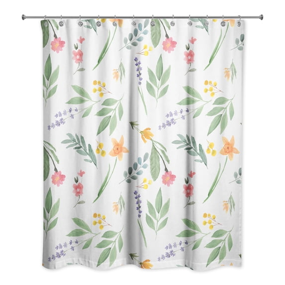 Creative Products Spring Flower Bunches 71x74 Shower Curtain