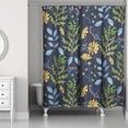 thumbnail image 1 of Creative Products Spring Flowers Navy 71 x 74 Shower Curtain, 1 of 2