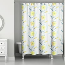 Creative Products Spring Pattern White 71 x 74 Shower Curtain