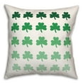 thumbnail image 1 of Creative Products St. Patrick Shamrocks 18x18 Spun Poly Pillow, 1 of 3