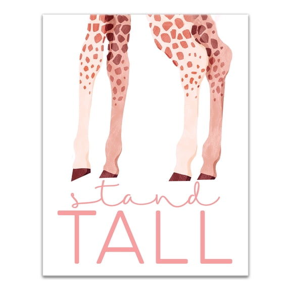 Creative Products Stand Tall Giraffe 11x14 Canvas Wall Art