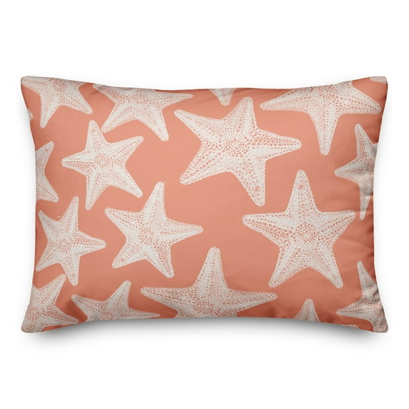 Creative Products Starfish Coral 14x20 Spun Poly Pillow