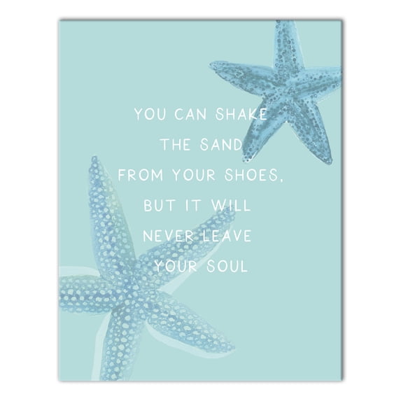 Creative Products Starfish Soul 11 x 14 Canvas Wall Art