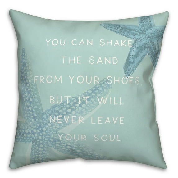 Creative Products Starfish Soul 18 x 18 Spun Poly Pillow
