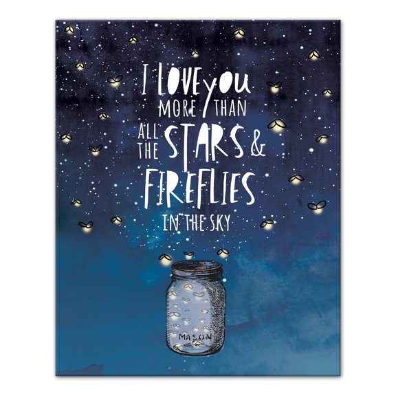 Creative Products Stars And Fireflies 16x20 Canvas Wall Art