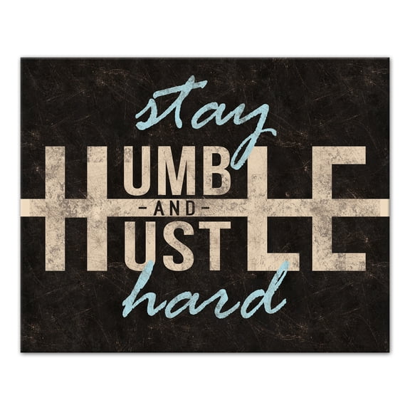 Creative Products Stay Humble Hustle Hard 20 x 16 Canvas Wall Art