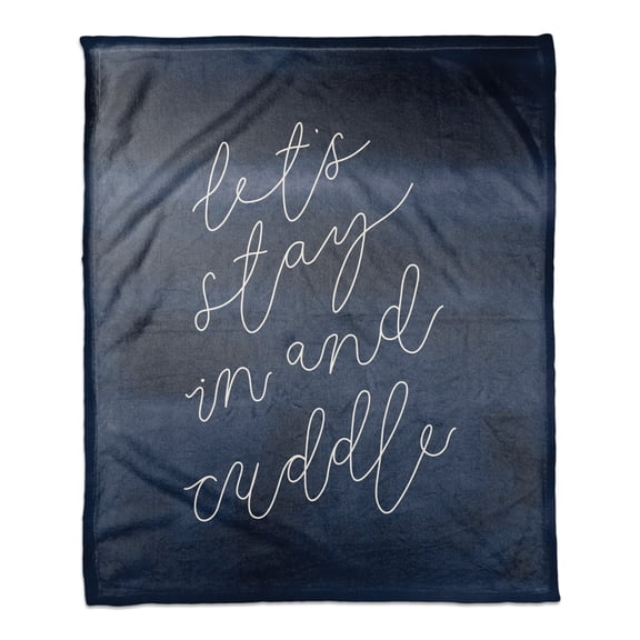 Creative Products Stay In and Cuddle 50 x 60 Coral Fleece Blanket