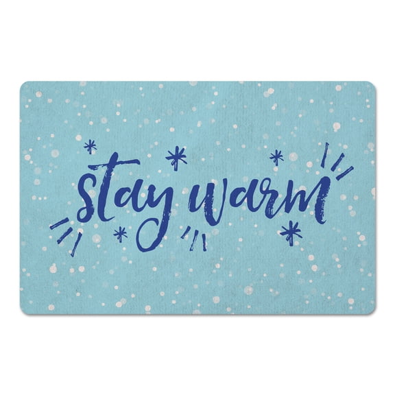 Creative Products Stay Warm Snowflakes 27x18 Floor Mat