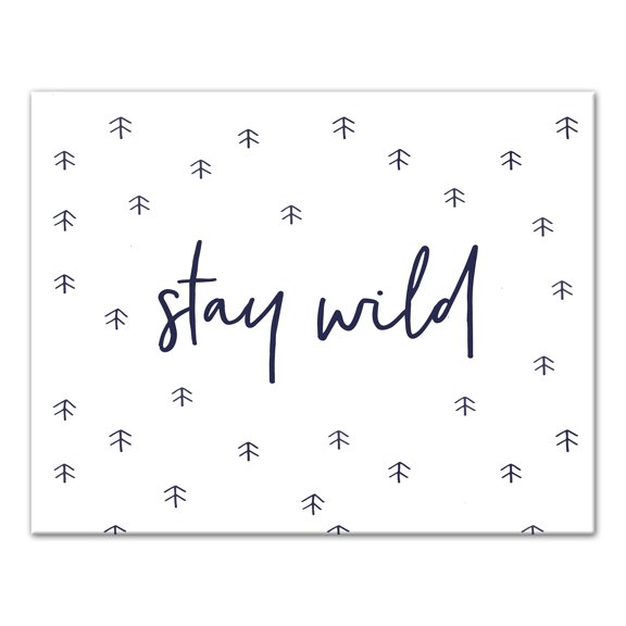 Creative Products Stay Wild 14x11 Canvas Wall Art