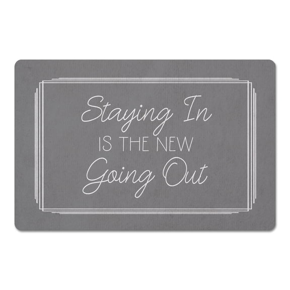 Creative Products Staying In  27x18 Floor Mat