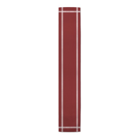 Creative Products Striped Border 16x72 Poly Twill Table Runner