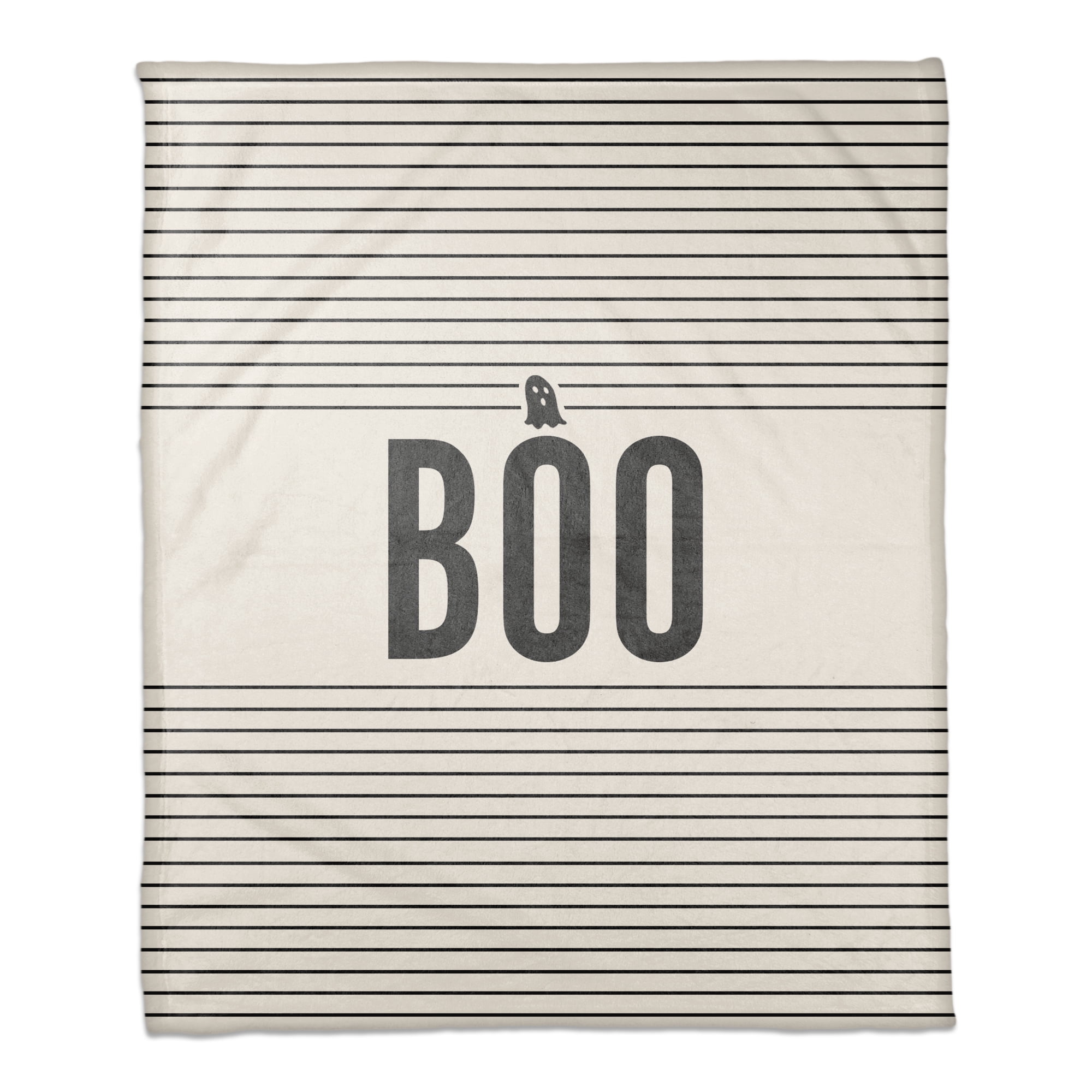 Creative Products Stripes Ghost Boo 50 x 60 Coral Fleece Blanket ...