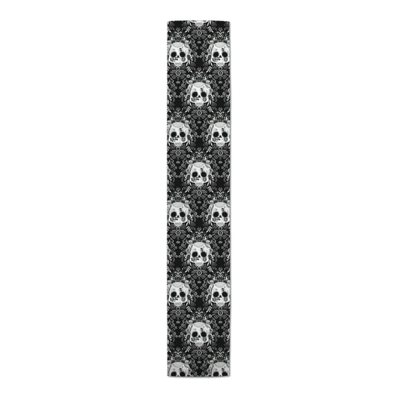 Creative Products Sugar Skull Pattern 16 x 72 Cotton Twill Table Runner