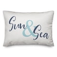 thumbnail image 1 of Creative Products Sun And Sea Navy 14x20 Spun Poly Pillow, 1 of 3