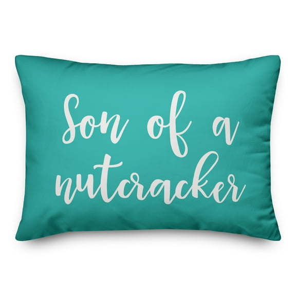 Creative Products Sun Of A Nutcracker in Teal 14x20 Spun Poly Pillow