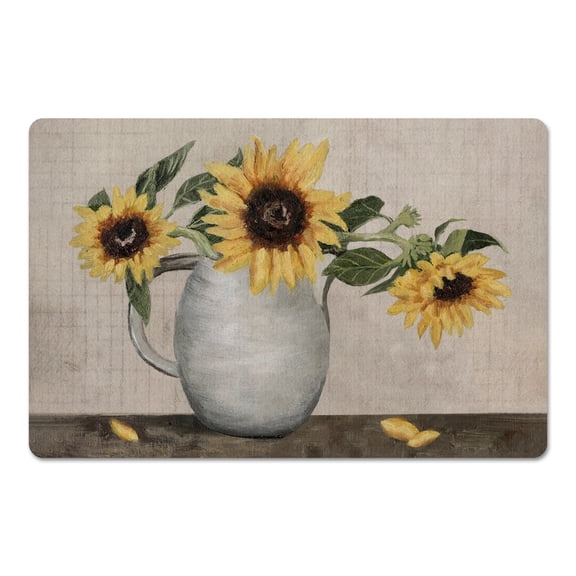 Creative Products Sunflower Still Life 18 x 27 Floor Mat