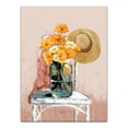 thumbnail image 1 of Creative Products Sunflowers and Hat on Chair 30x40 Canvas Wall Art, 1 of 5