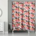 thumbnail image 1 of Creative Products Sunset Floral Pattern 71x74 Shower Curtain, 1 of 2