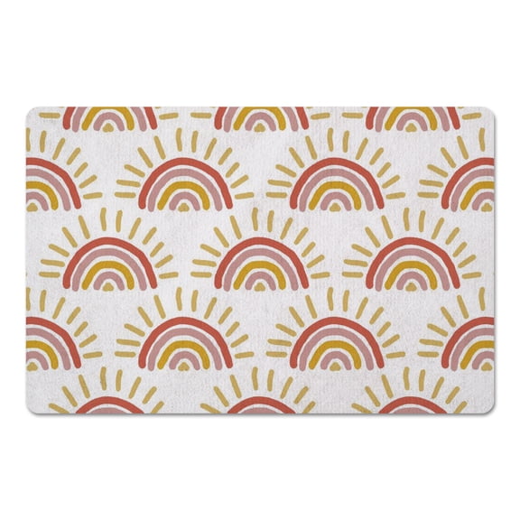 Creative Products Sunset Sun Pattern 18 x 27 Floor Mat