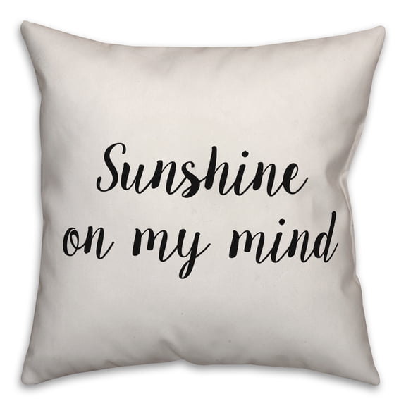 Creative Products Sunshine State Of Mind 18x18 Spun Poly Pillow