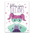 thumbnail image 1 of Creative Products Super Girl Dreams 11x14 Canvas Wall Art, 1 of 5