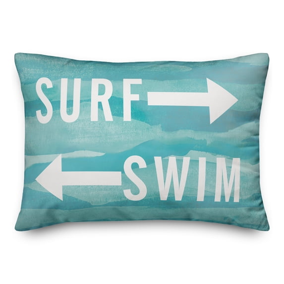Creative Products Surf and Swim 14x20 Indoor / Outdoor Pillow