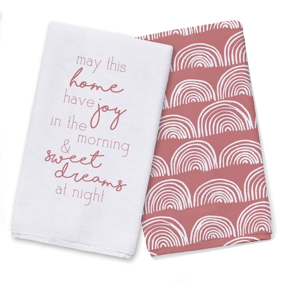Creative Products Sweet Dreams Pink 16 x 25 Tea Towel Set of 2
