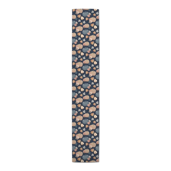 Creative Products Sweet Harvest Pattern Blue 6 16 x 90 Poly Twill Table Runner