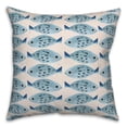 thumbnail image 1 of Creative Products Swim Fish 1 16 x 16 Spun Poly Pillow, 1 of 3