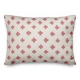 thumbnail image 1 of Creative Products Swiss Cross Pink 14 x 20 Indoor / Outdoor Pillow, 1 of 3